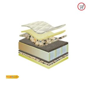 تشک یکنفره 120*200 رویال خواب آسایش مدل مهرآسا 1